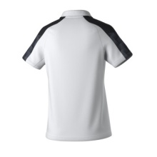 Erima Sport-Polo Evo Star (100% rec. Polyester) weiss/schwarz Damen