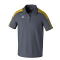 Erima Sport-Polo Evo Star (100% rec. Polyester) grau/gelb Herren