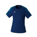 Erima Sport-Shirt Evo Star (100% rec. Polyester, leicht) navyblau/blau Damen