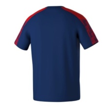 Erima Sport-Tshirt Evo Star (100% rec. Polyester, leicht) navyblau/rot Herren