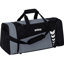 Erima Sporttasche Six Wings (Größe S - 28 Liter) grau/schwarz 49x23x25cm