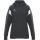 Erima Trainingsjacke Celebrate 125 mit Kapuze (atmungsaktiv, 100% Polyester) schwarz/grau Damen