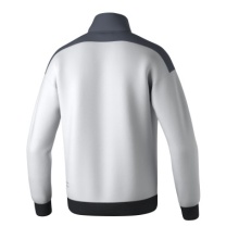 Erima Trainingsjacke Change (rec. Polyester, hoher Tragekomfort) weiss/grau/schwarz Jungen