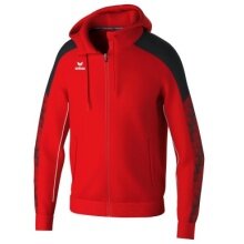 Erima Trainingsjacke Evo Star mit Kapuze (hoher Tragekomfort) rot/schwarz Kinder