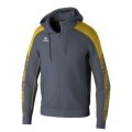 Erima Trainingsjacke Evo Star mit Kapuze (hoher Tragekomfort) slate grau/gelb Herren