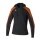 Erima Trainingsjacke Evo Star mit Kapuze (hoher Tragekomfort) schwarz/orange Damen