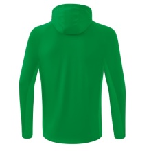 Erima Trainingsjacke Liga Star mit Kapuze (strapazierfähig und elastisches Funktionsmaterial) smaragdgrün/weiss Herren