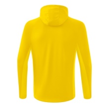Erima Trainingsjacke Liga Star mit Kapuze (strapazierfähig und elastisches Funktionsmaterial) gelb/schwarz Jungen