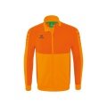 Erima Trainingsjacke Six Wings Worker (100% Polyester, Stehkragen, strapazierfähig) orange Herren