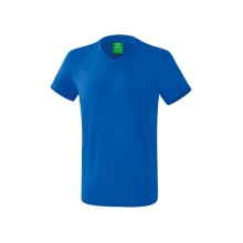 Erima Sport-Tshirt Basic Style (100% Baumwolle, V-Ausschnitt) royalblau Herren