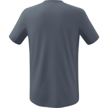 Erima Sport-Tshirt Liga Star (robust, elastisch, feuchtigkeitsableitend) grau/schwarz Herren