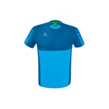 Erima Sport-Tshirt Six Wings (100% Polyester, schnelltrocknend, angenehmes Tragegefühl) curacaoblau Jungen