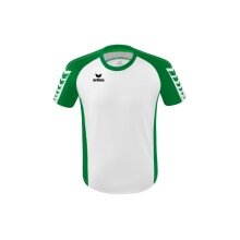 Erima Sport-Tshirt Six Wings Trikot (100% Polyester, strapazierfähig) weiss/smaragdgrün Herren