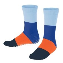 Falke Hausschuhe Summer (Baumwolle-Mischung) blau/orange Kinder