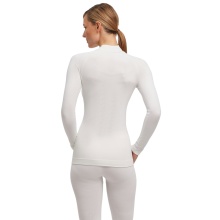 Falke Funktionsunterwäsche Langarmshirt Warm mit kragen 2024 (maximale Bewegungsfreiheit) weiss Damen