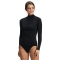 Falke Funktionsunterwäsche Langarmshirt Warm mit kragen (perfekte Feuchtigkeits-und Temperaturregulierung) schwarz Damen