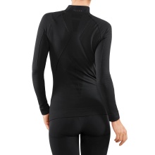 Falke Funktionsunterwäsche Langarmshirt Maximum Warm (Stehkragen, warm und isolierend) schwarz Damen
