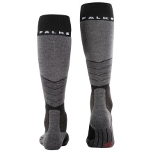 Falke Skisocke SK2 Intermediate Wool (mittelstarke Polsterung) schwarz/grau Herren - 1 Paar