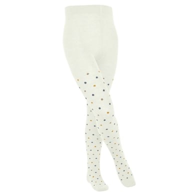 Falke Strumpfhose Multidot 2024 (nachhaltige Baumwolle) cremeweiss Kinder