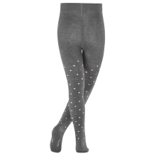 Falke Strumpfhose Multidot 2024 (nachhaltige Baumwolle) grau Kinder