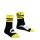 Falke Tagessocke Active Soccer (Fußball-Motiv, optimale tragekomfort) schwarz/gelb Kinder - 1 Paar