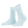 Falke Tagessocke Cotton Touch New (nachhaltige Baumwolle) eisblau Damen - 1 Paar