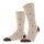 Falke Tagessocke Crew Dot (angenehm weiche Baumwolle) beige Herren - 1 Paar