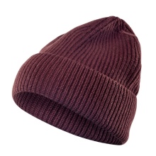 Falke Wintermütze (Beanie) - warm, gerippt - burgundrot - 1 Stück