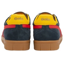 Gola Sneaker Hurricane Suede 2024 navyblau/rot/sonnengelb Herren