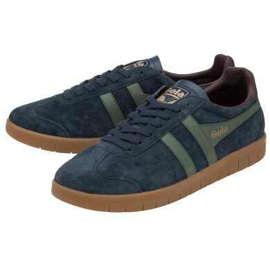 Gola Sneaker Hurricane Suede 2024 navyblau/grün/dunkelrot Herren