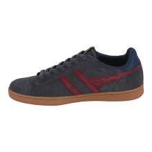 Gola Sneaker Equipe II Suede-Leder 2024 anthrazit/rot/navyblau Herren