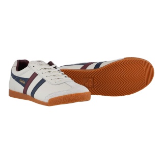 Gola Sneaker Harrier Leder offwhite/navy/burgund Herren