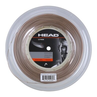 Head Tennissaite Lynx (Haltbarkeit) champagne 200m Rolle