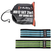 HMS Fitnessband HB12 Set 2in1 Hip Bands - 2 Stück