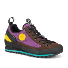 Hanwag Wander-Travelschuhe Rotpunkt Low GTX (Veloursleder, wasserdicht) braun/violett Herren