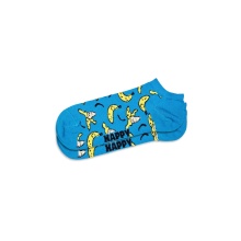 Happy Socks Tagessocke Sneaker Low Fruit (Ananas/Banane) fliederpink/blau - 2 Paar