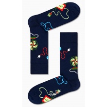Happy Socks Tagessocke Crew Home Edition Gift Set blau <b>Geschenkbox </b> - 3 Paar