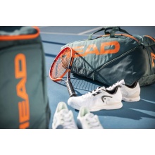 Head Tennis-Racketbag Pro Racquet Bag L (Schlägertasche, 2 Hauptfächer) cyangrün/orange 9er