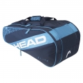 Head Tennis-Racketbag Elite Allcourt (Schlägertasche, 2 Hauptfächer) blau