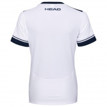 Head Tennis-Shirt Performance weiss/dunkelblau/türkis Damen