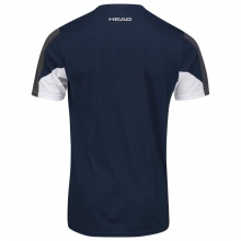 Head Tennis-Tshirt Club Technical (Moisture Transfer Microfiber Technologie) dunkelblau Herren