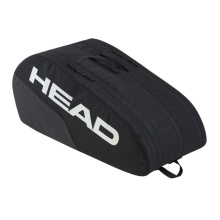 Head Tennis-Racketbag Base Racquet Bag L (Schlägertasche, 3 Hauptfächer) 2025 schwarz 9er