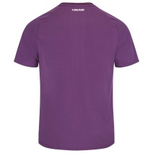 Head Tennis-Tshirt Performance (Moisture Transfer Microfiber Technologie) violett/weiss Herren