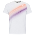 Head Tennis-Tshirt Performance (Moisture Transfer Microfiber Technologie) weiss/orange Herren