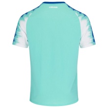 Head Tennis-Tshirt Topspin (schnelltrocknend, modern) türkisblau Herren