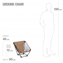 Helinox Campingstuhl Ground Chair braun