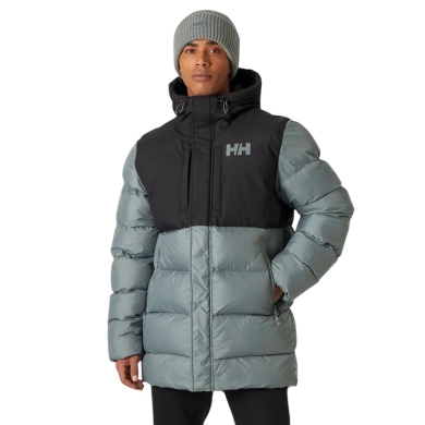 Helly Hansen Winter-Steppjacke Active Puffy Long (warm, wasserabweisend) graugrün Herren