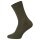 HomeOfSocks Wollsocke Luxuriöse (Merinowolle und Kaschmir) olivegrün - 2 Paar