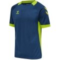 hummel Sport-Tshirt hmlLEAD Poly Jersey (Mesh-Material) Kurzarm darkblau Herren