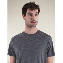 Icebreaker Wander-/Freizeit Tshirt Merino 150 Tech Lite III (100% Merinowolle) grau Herren